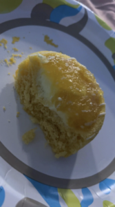 A light and fluffy Pineapple Cloud Cake with whipped topping and fresh pineapple chunks.