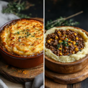 Shepherd's pie and Cottage pie